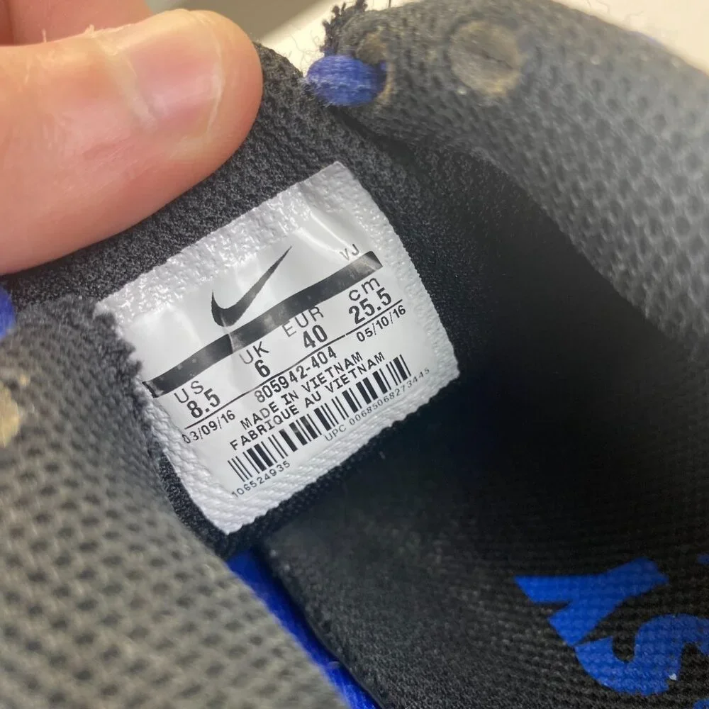 Nike Women Shoe‎ Size 8.5 Athletic Sneaker Pre Owne,Blue,Athletic,Comfort
